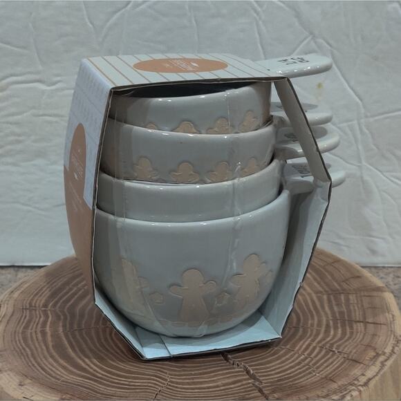 Neutral Tan Gingerbread Nesting Measuring Cups Ciroa Bakehouse Masterclass - Picture 7 of 16